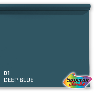 Carta di sfondo superiore 01 Deep Blue 1.35 x 11m