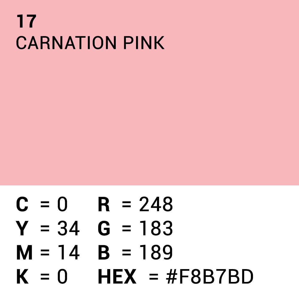 Documento de fondo superior 17 Cernation Pink 1.35 x 11m