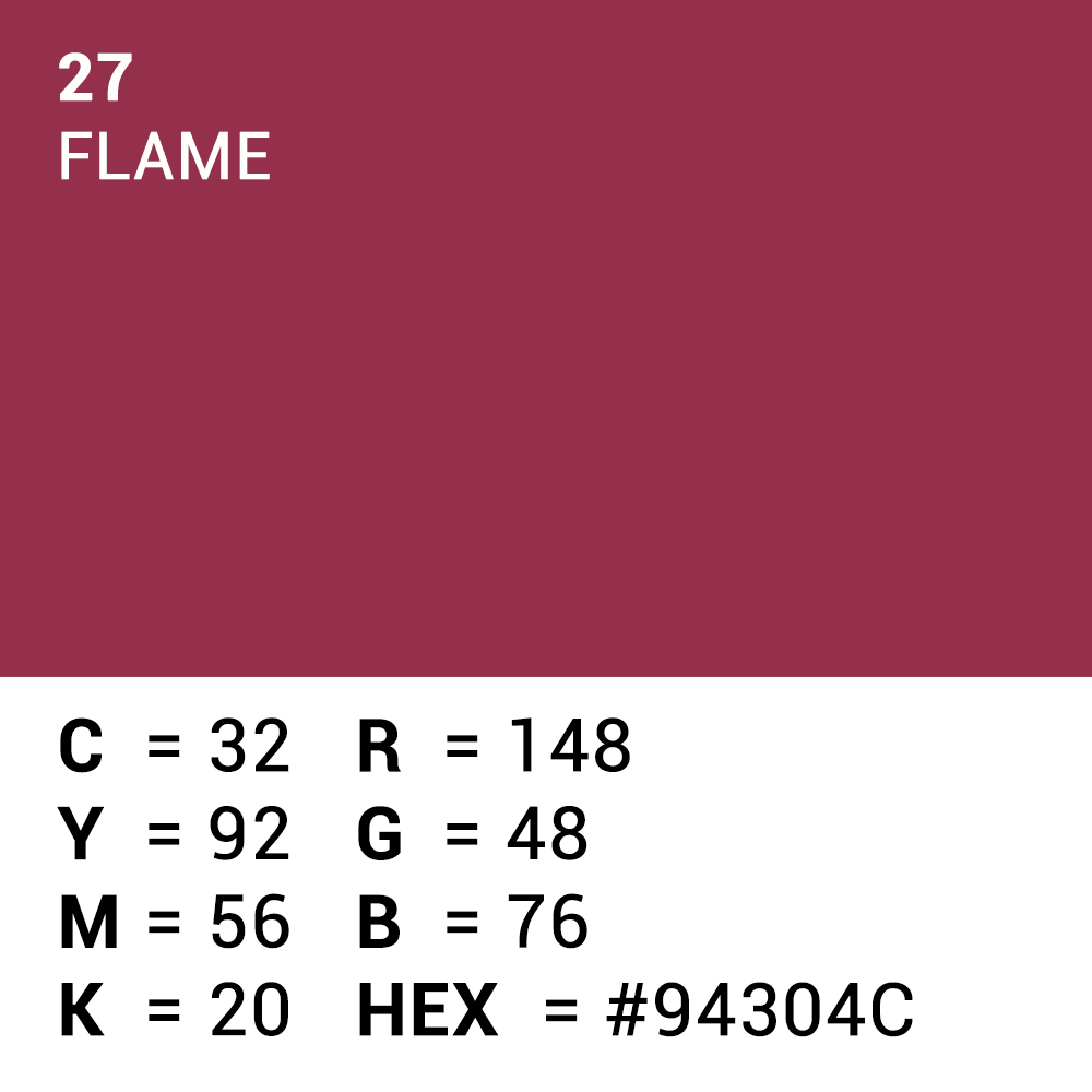 Superior background paper 27 Flame 1.35 x 11m