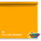 Documento de fondo superior 35 Amarillo-naranja 1.35 x 11m