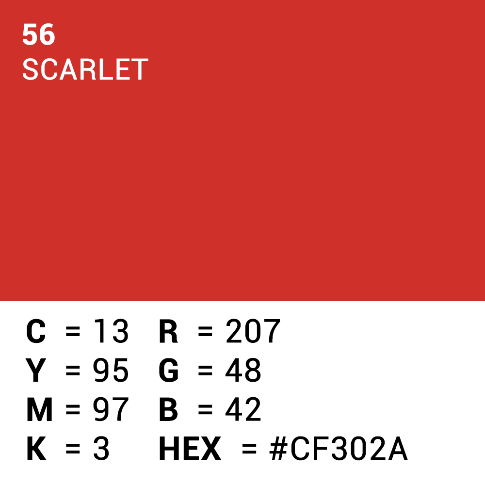 Carta di sfondo superiore 56 Scarlet 1,35 x 11m