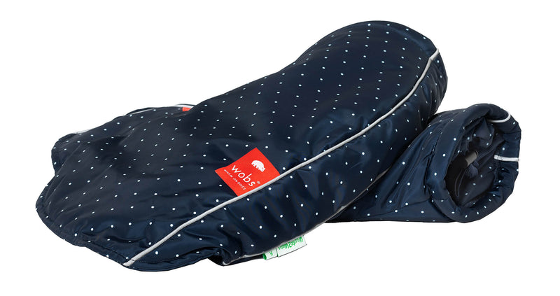 Wobs Hand MOFS Polka Dots Navy