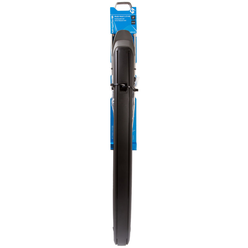 Messingschlager m-wave mud max ii f+r spatbord set 28 kunststof zwart 45 mm.