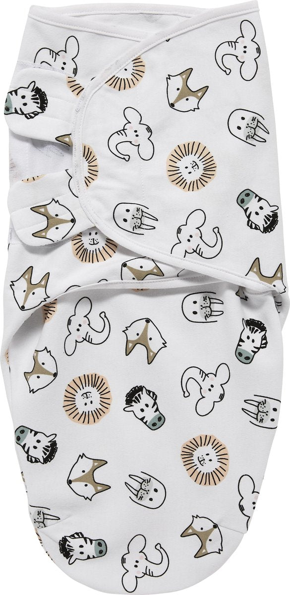 Meyco manta envolvente para bebé animal - multicolor - 4-6 meses - 1,0 tog