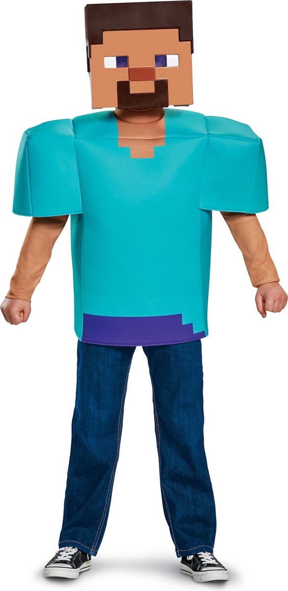 Travestimento vegaoo - costume classico da Steve di Minecraft per bambini