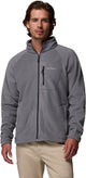 Columbia fast trek ii jacket - fleece vest heren volwassenen - sluiting en zakken met rits - outdoorvest - grijs - maat xl