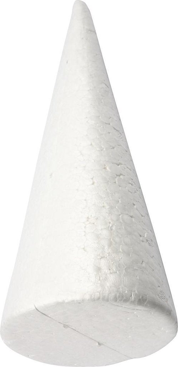 Creativ Company Styropor Kegel White, 35cm