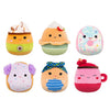 Squishmallows 13 cm sacchetto misterioso inodore biscotto, ciambella, pasticceria, latte, bevanda, torta | 9 pezzi