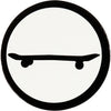 Etichetta aziendale Creativ, skateboard, d 25 mm, bianco nero, 20 pezzi 1 scatola