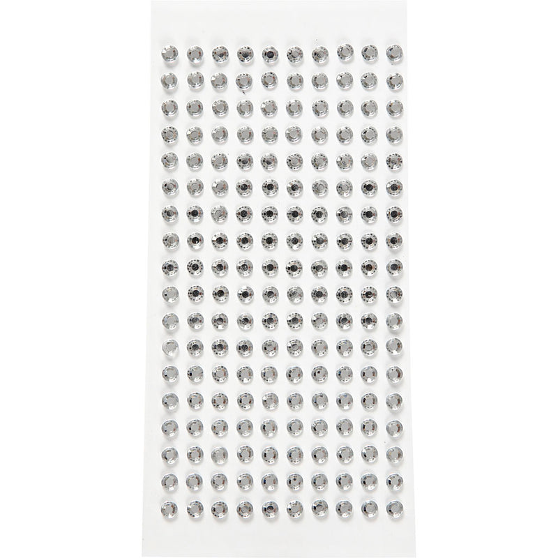 Strass Vivi Gade, d 5 mm, argento, 144 pezzi 1 scatola