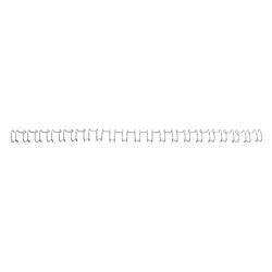 Carrier binding spines wirebind 21 gbc metal 8mm silver 60 sheets