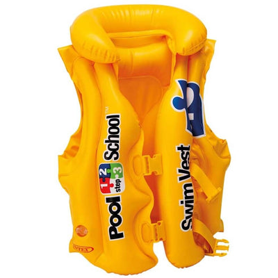 Intex amarillo chaleco de natación para niños