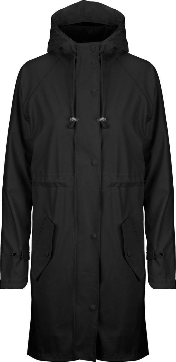 Ralka regenjas dames - mizzle - zwart - maat 42