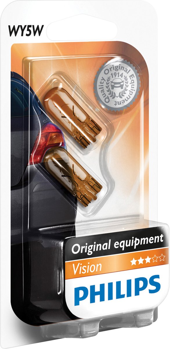 Lampada per auto Philips wy5w w2,1x9,5d 12v 5 b2