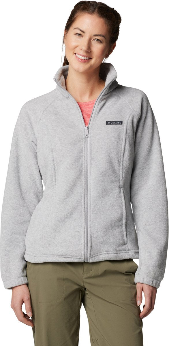 Columbia benton springs - fleece vest dames - extra zacht en warm - grijs - maat s