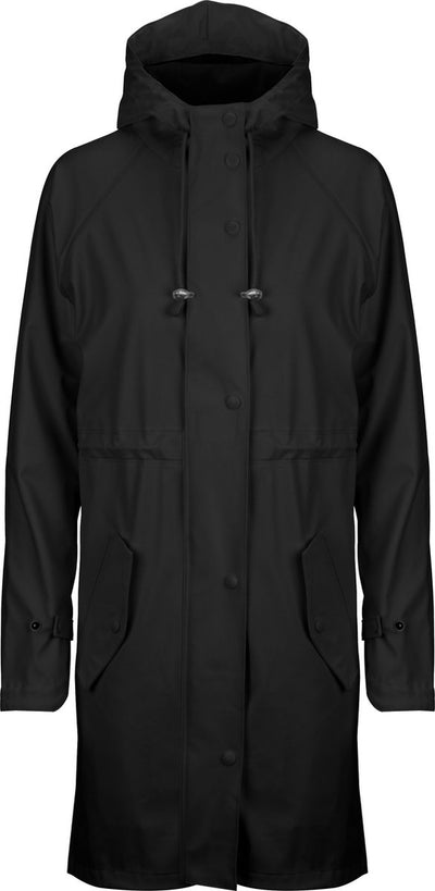 Ralka regenjas dames - mizzle - zwart - maat 36