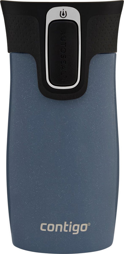 Mini tazza thermos Contigo West Loop con chiusura automatica - Lakeside - tazza isolante in acciaio inossidabile, tazza di caffè da asporto, senza BPA, tazza da asporto a prova di perdite con coperchio facile da pulire, mantiene caldo fino a 6 ore, 300 ml