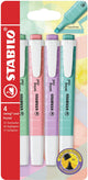 STABILO Swing Markers pastel frío, 4st.