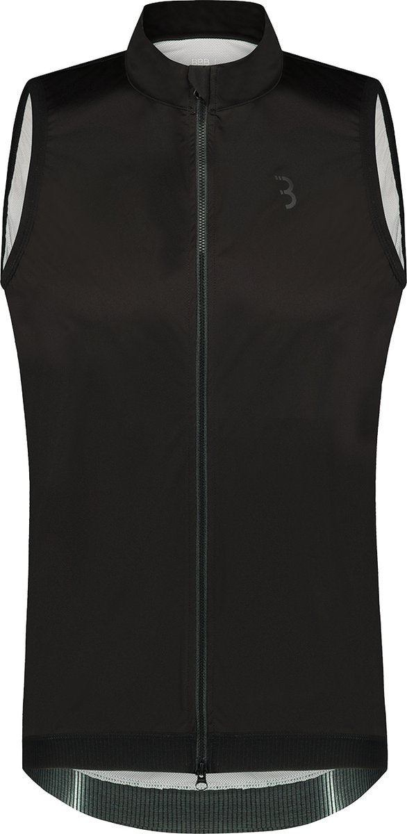 Bbb cycling windvest wielrennen - windshield fietsjack - 10 - 25 °c - mouwloze windstopper heren dames - waterbestendig - windjack wielrennen - maat m - bbw-485