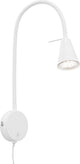 Briloner tusa - Lampada da parete a LED - lampada da scrivania orientabile - lampada da comodino con luce bianca calda - 4,7 w - bianco - ø8 x 45 cm