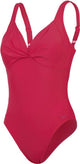 Speedo shaping cross knot 1 piece dames sportbadpak - roze
