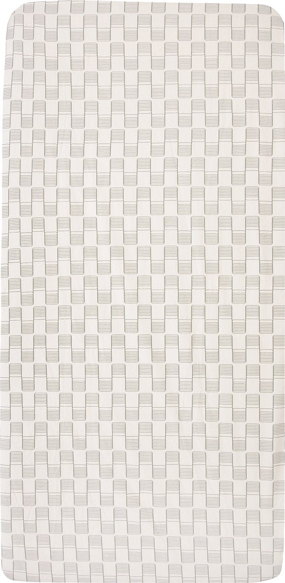 Witlof per bambini lenzuolo con angoli 70 x 145 cm a strisce adesive