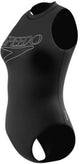Speedo endurance+ logo hydrasuit 1 piece dames sportbadpak - zwart wit