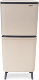 Brabantia sortup hi prullenbak 20 + 25 liter - afvalscheiding - soft beige