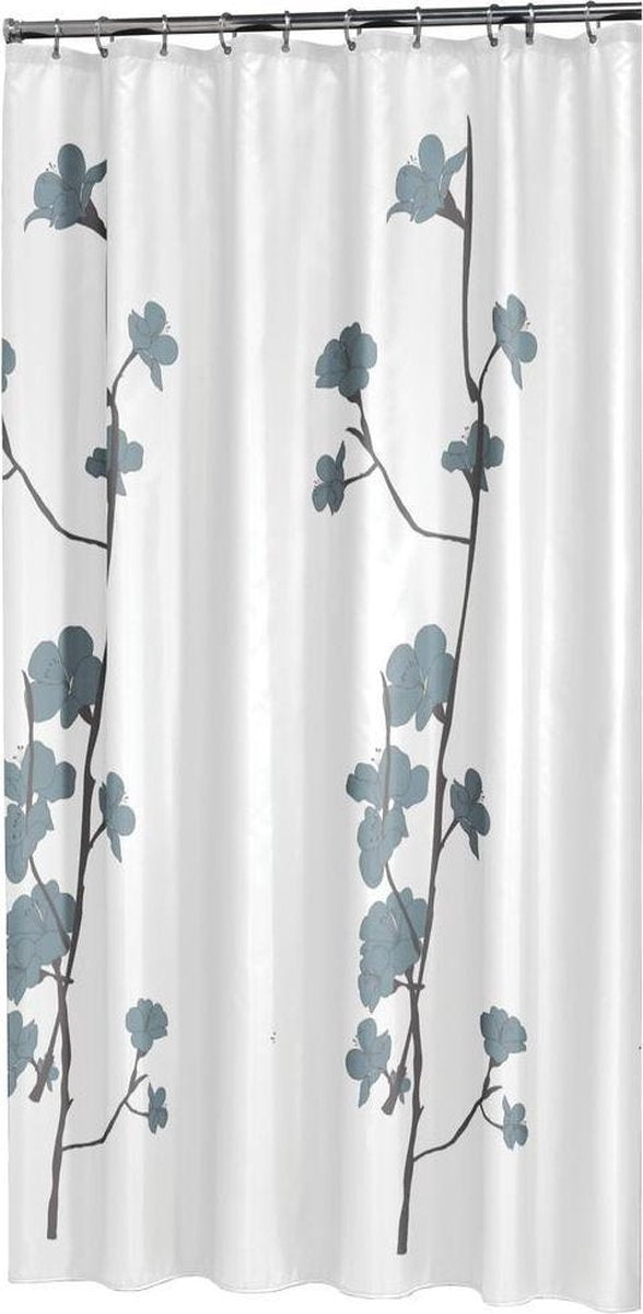 Sealskin orchid - douchegordijn - 180x200 cm - polyester - blauw