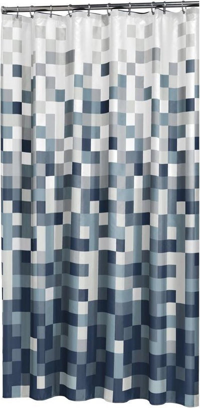 Sealskin pixel shower curtain 180x200 cm - polyester - black