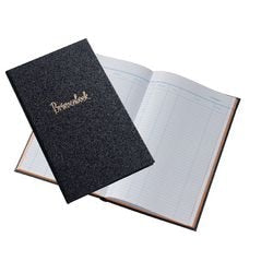 Cuaderno de cartas djois a1894-45 cuero artificial 20,5x33cm línea 100 hojas