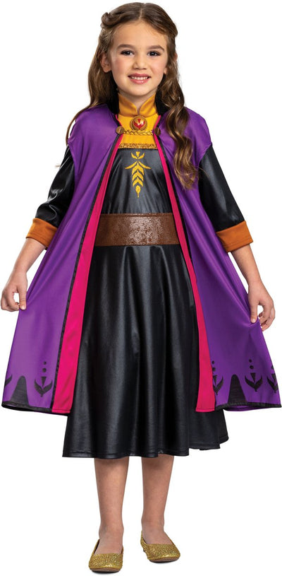Disfraz disney - frozen 2, anna on the road classic, talla s (5 - 6 años), niña