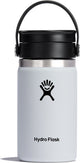 Tazza da caffè Hydro flask con coperchio largo e flessibile (354 ml) - bianca