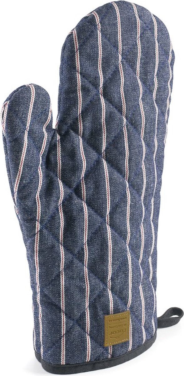 Lacor paris ovenwant - donkerblauw gestreept - 30cm