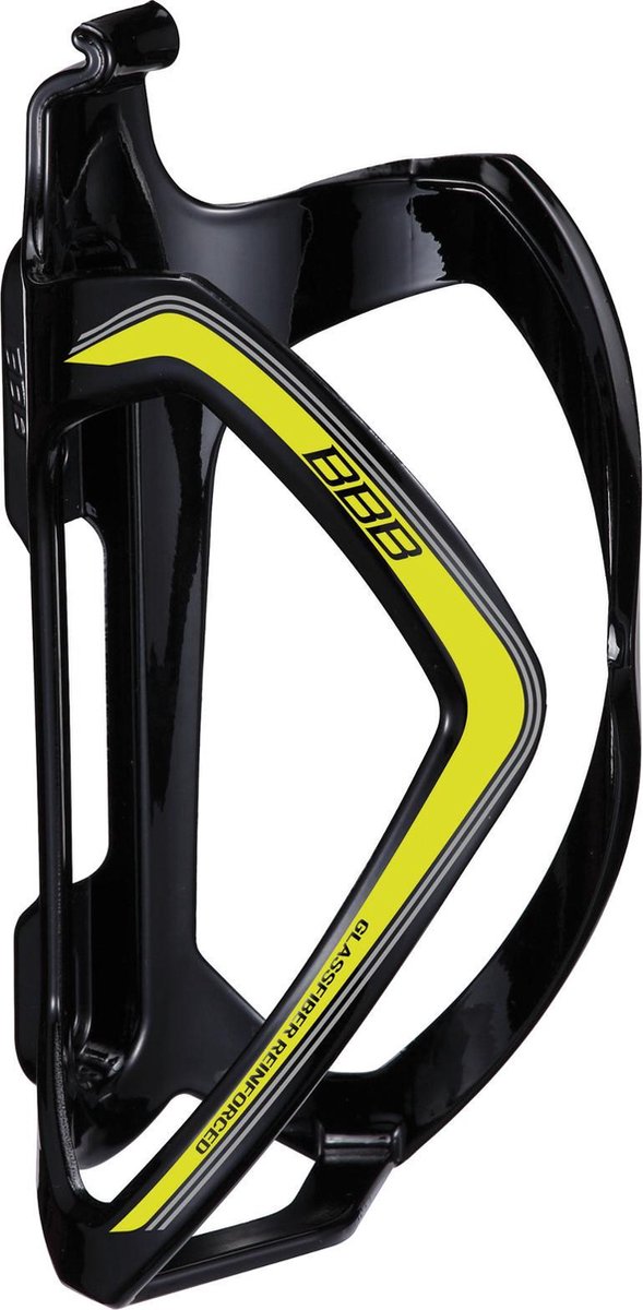 Bbb portabidón bicicleta de carreras, bicicleta de montaña - composite - portabidón negro amarillo - flexcage bbc-36