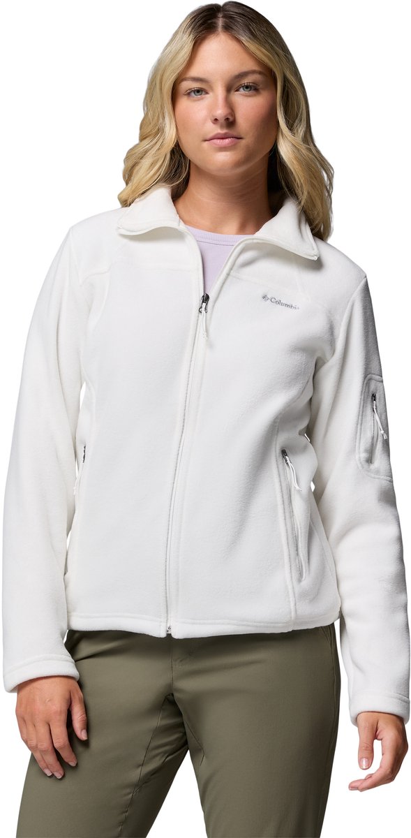Chaleco polar Columbia fast trek™ ii - chaleco polar para mujer - chaleco para exteriores - blanco - talla s