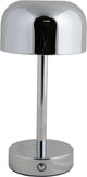 Leitmotiv lámpara de mesa james led - plata - 12,5x12,5x24,5cm - escandinavo