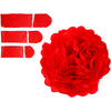 Pompon di carta Creative Company, d 20+24+30 cm, 16 g, rosso, 3 pezzi 1 scatola