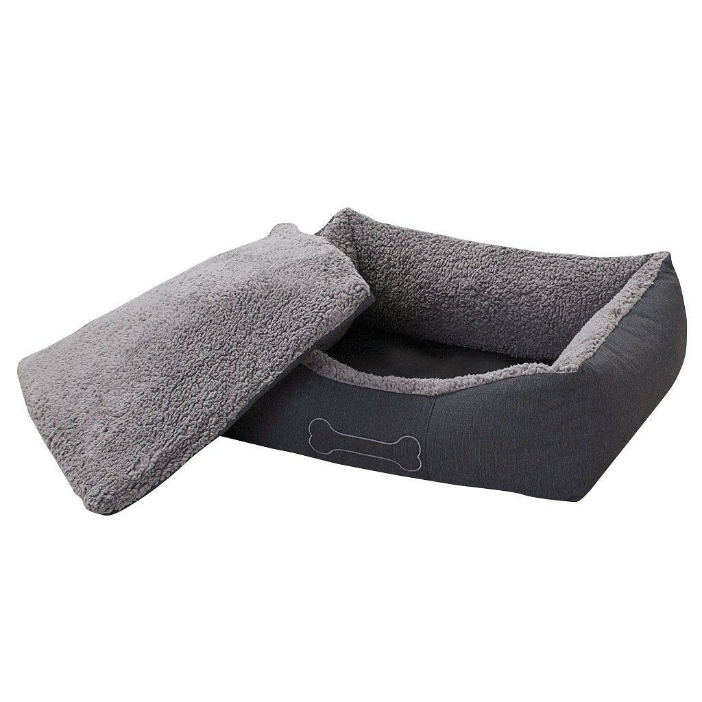 Sun Garden Sun Garden Luxury Dog Bed Lucky + Cushion 59x67x20 cm Beige marrón