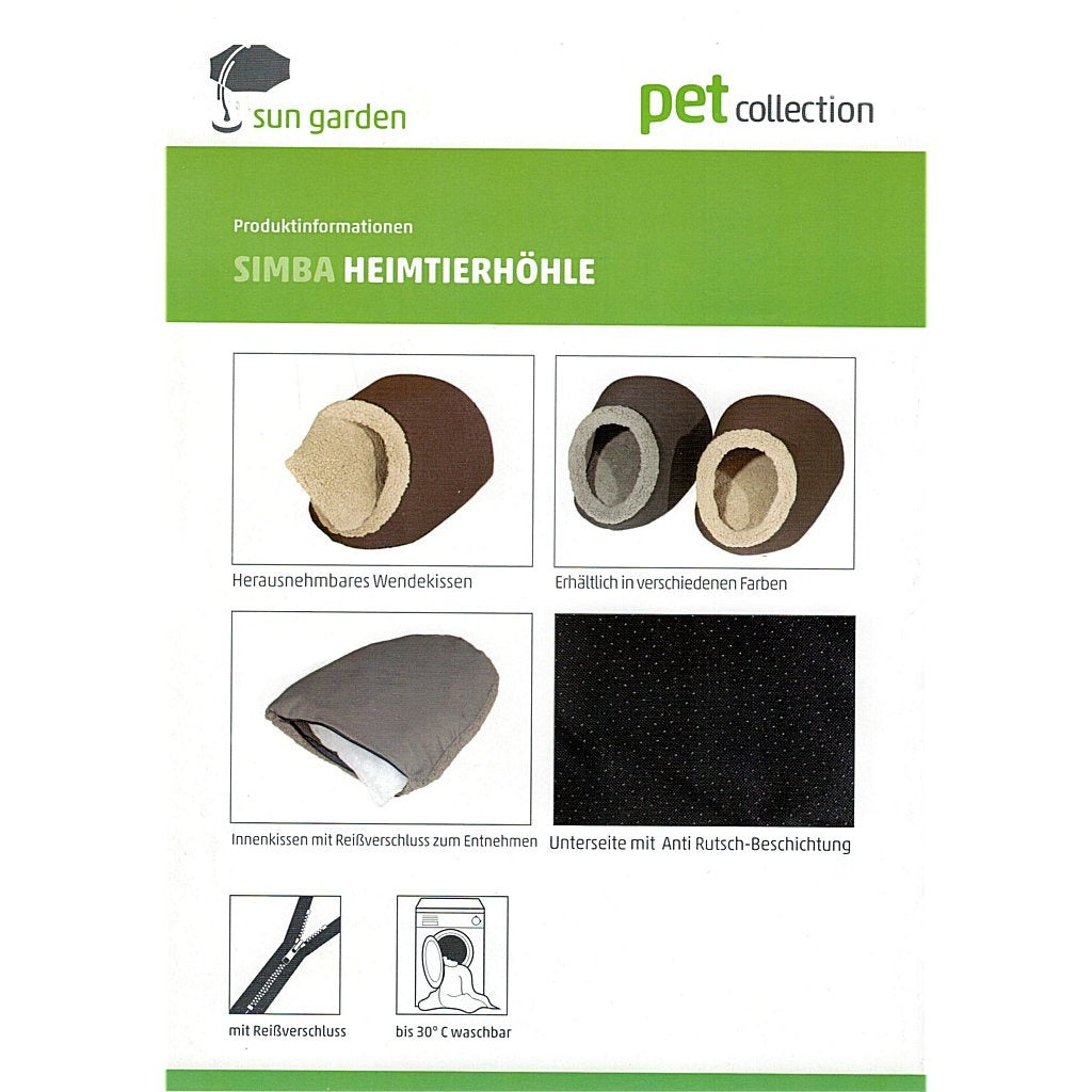 Sun Garden Sun Garden Pets Hol 45x40x32cm Antracita Gris