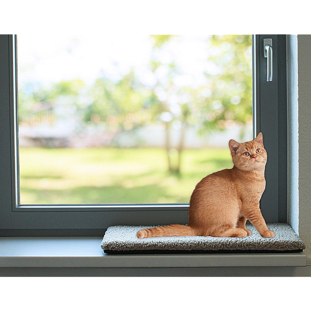 Cuscino ortopedico per davanzale Sun Garden Fenja 60x25x4 cm grigio