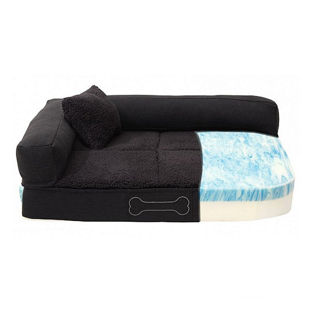 Sun Garden Sun Garden Pallina Pallina Orthopedic Dog Cushion 80x60x25 cm marrón