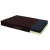 Giardino del giardino Buddy Buddy Cuscino per cani ortopedici 72x50x8 cm marrone scuro