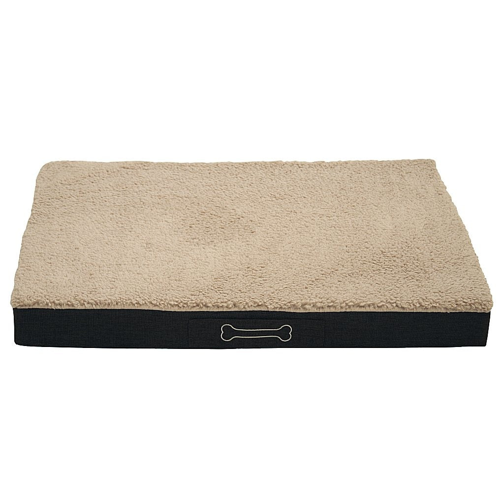 Sun Garden Sun Garden Buddy Orthopedic Dog Cushion 79x60x8cm beige marrón oscuro