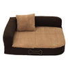 Sun Garden Garden Garden Palina Palina Ortopédica Cushion 80x60x25 cm Beige marrón