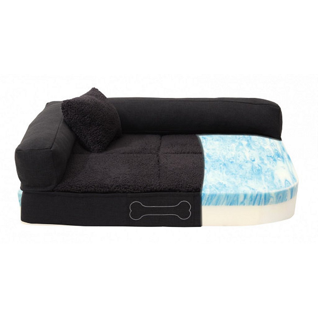 Sun Garden Garden Garden Palina Palina Ortopédica Cushion 80x60x25 cm Beige marrón