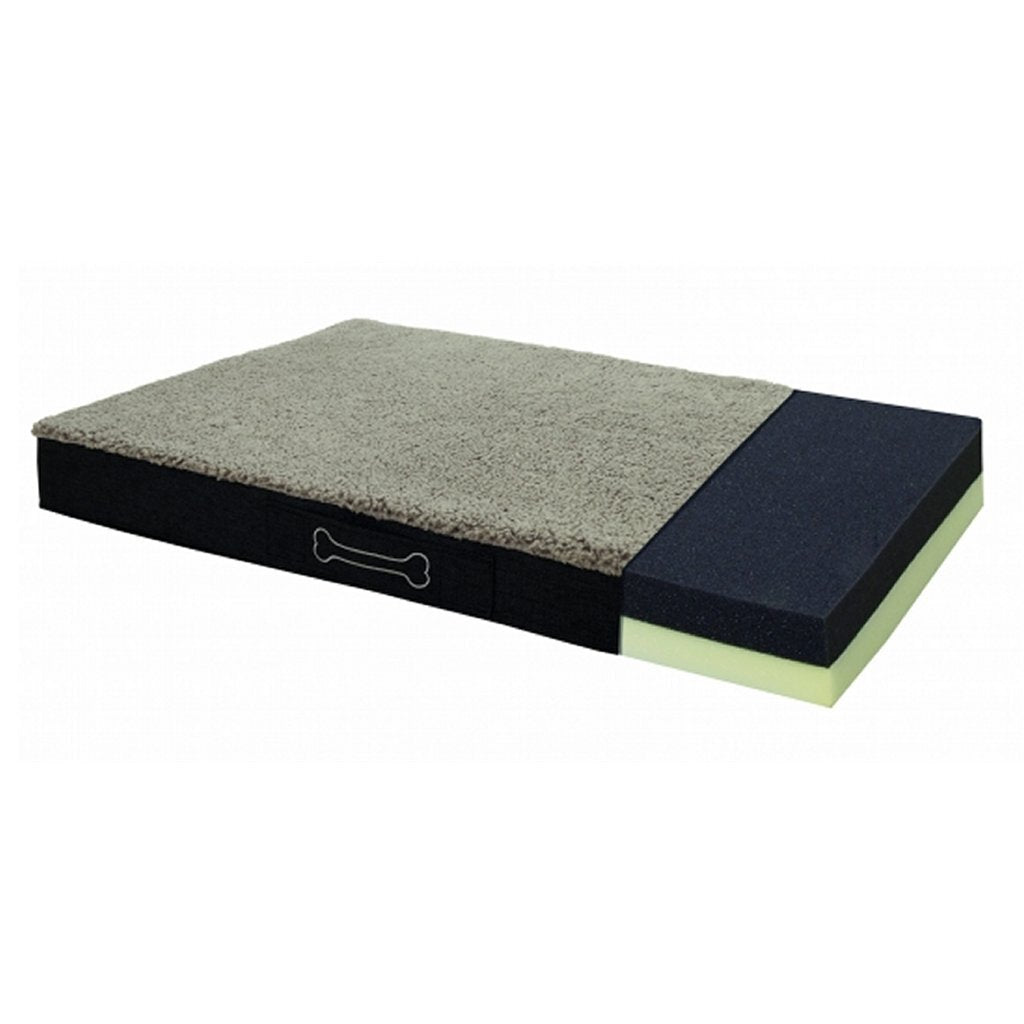 Sun Garden Sun Garden Buddy Orthopedic Dog Cushion 100x65x10cm gris claro