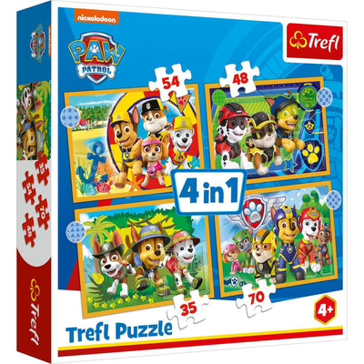 Trefl Trefl 4in1 Puzzle 35-70 pezzi