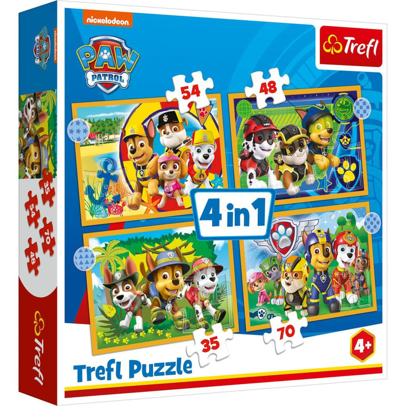 Trefl Trefl 4in1 Puzzle 35-70 pezzi