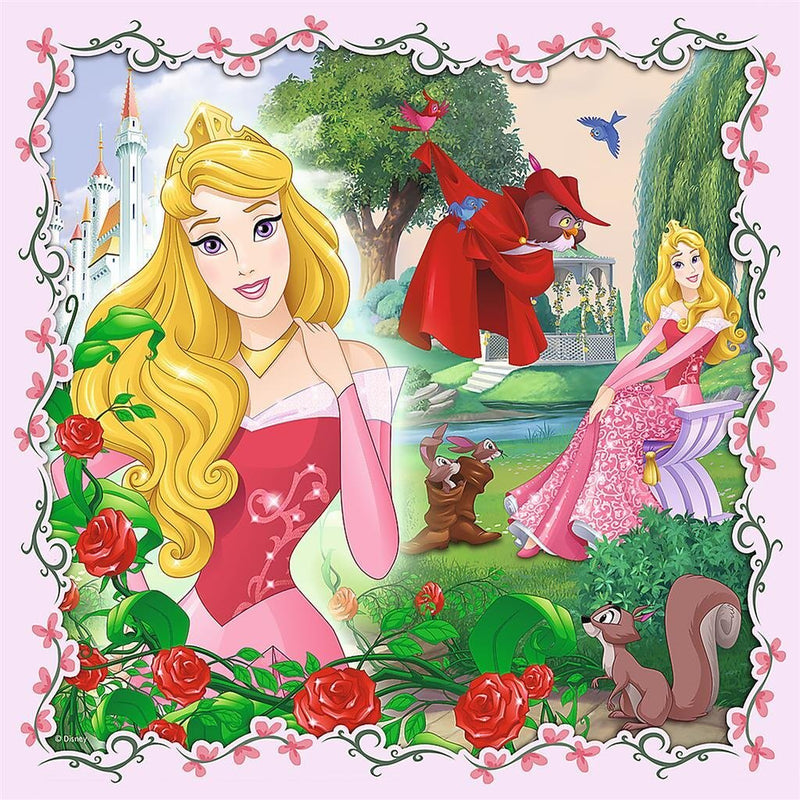 Trefl Trefl 3in1 Puzzle Princess 20-50 pezzi